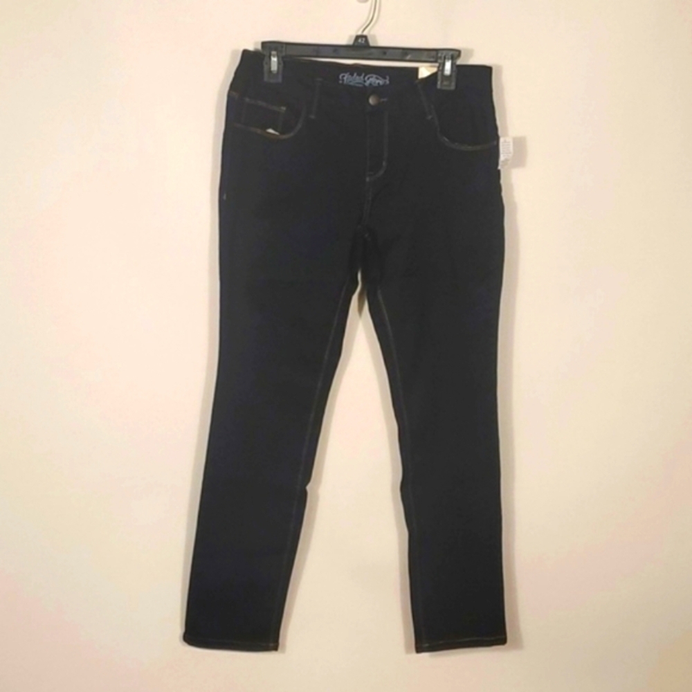 Faded Glory Dark Wash Jeans Soft Petite 12P NWT Straight Leg